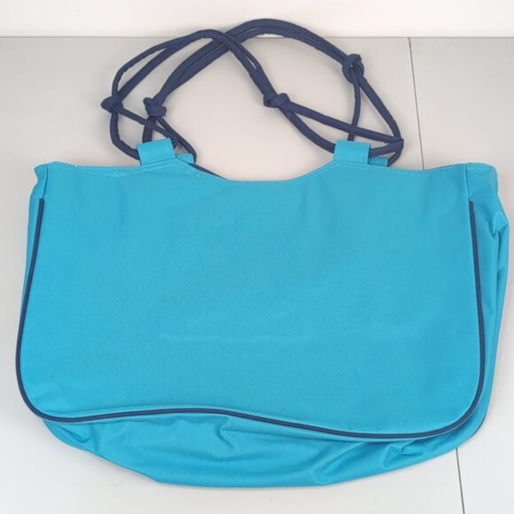 Bahamas Canvas Tote Bag Large Travel Purse Beach Ocean Island Vacation Rope - Picture 5 of 12